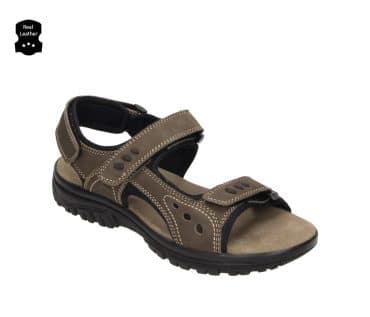 3MG0010801 3500 Dark Brown Leather Men’s Sandal