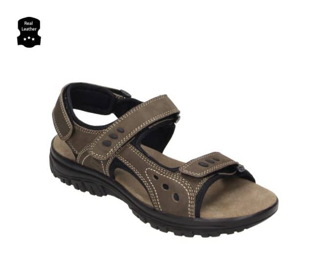 3MG0010801 3500 Dark Brown Leather Men’s Sandal