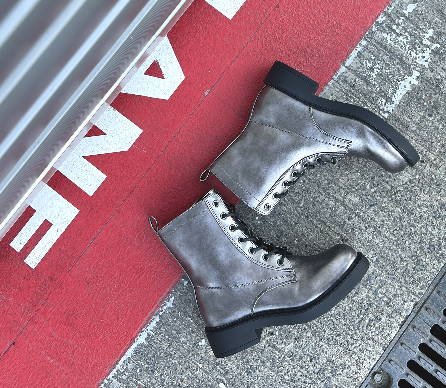 Boot Up For Race Day With Claudia Ghizzani Black Combat Biker Boot Leopard