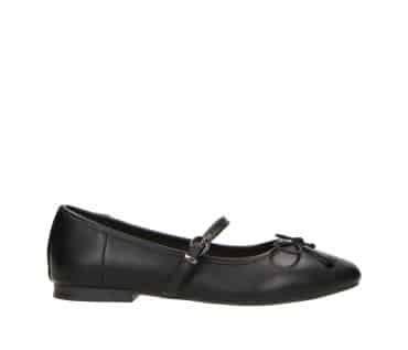 2BB3122002 2100 Black PU Ballerina