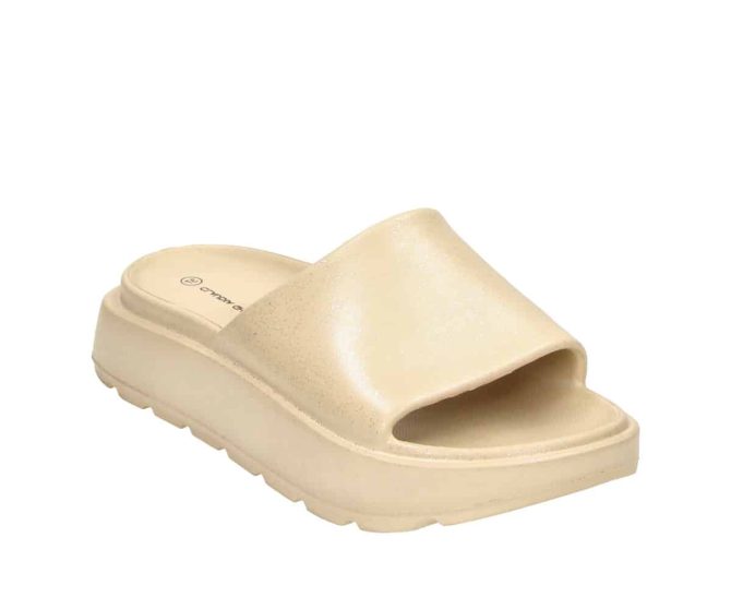 2FP0160701 3400 Beige PU EVA Slipper