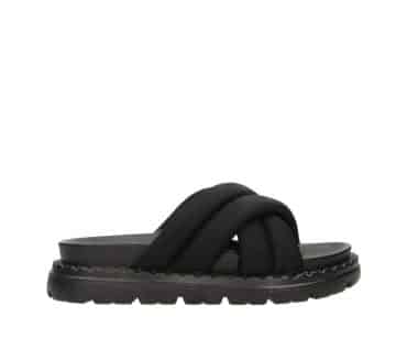 2PT0090703 2100 Black Textile Slipper