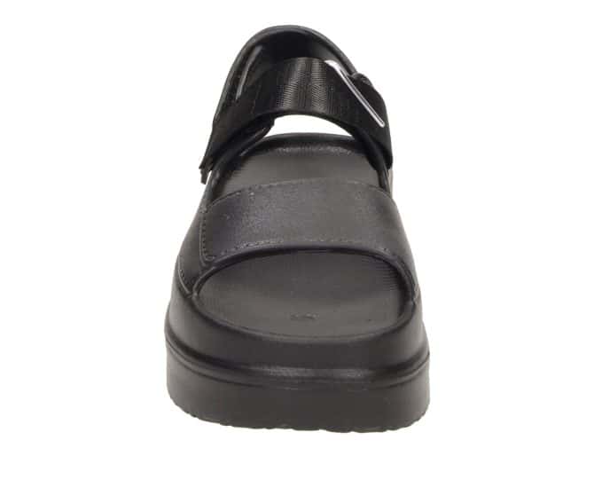 2PT0510801 2100 Black PU Platform Slide