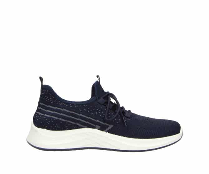 3FS0310102 4151 Navy-Grey Textile Flyknit Sneaker