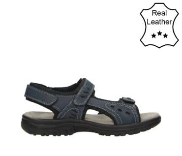 3MG0010801 4100 Navy Leather Men’s Sandal