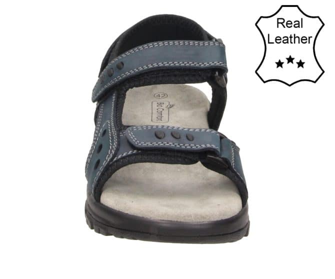 3MG0010801 4100 Navy Leather Men’s Sandal